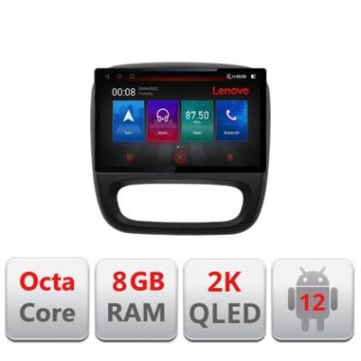 Navigatie Renault Trafic 2014-2017 N-rt09 ecran 13" 2K 8+128 Android Waze USB Navigatie 4G 360 Toslink Youtube v1