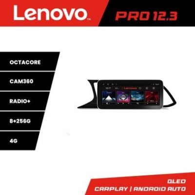 Navigatie Seat Leon MIB K-306 Lenovo PRO 8+256 12.3 inch qled android 4G DSP gps internet  8Core