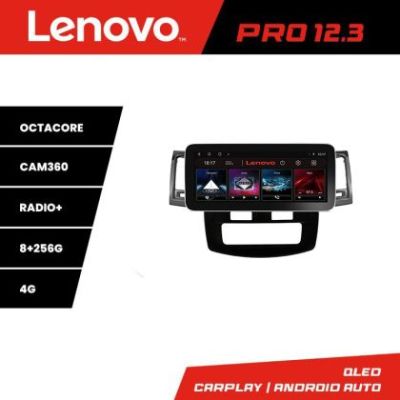 Navigatie Toyota Hilux 2008-2014 K-143 Lenovo PRO 8+256 12.3 inch qled android 4G DSP gps internet