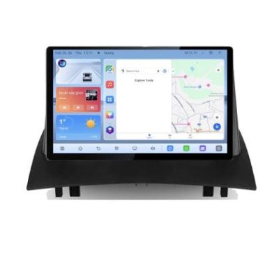 Navigatie dedicata Renault Megane 2 N-098 Edonav ecran 13" 1K 4+64 Android Waze USB Navigatie 4G 360 Toslink Youtube Radio KIT