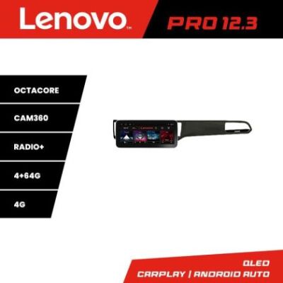 Navigatie VW Golf Sportsvan 2016-2021 K-sportsvan Lenovo PRO 4+64 12.3 inch qled android 4G DSP gps internet