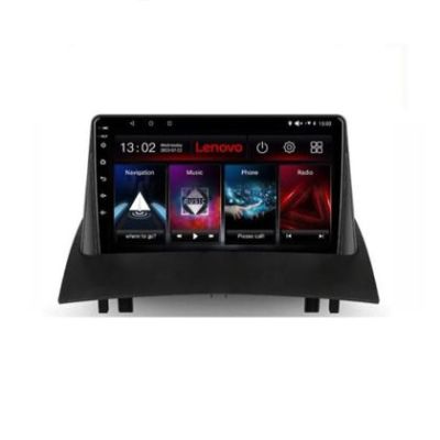 Navigatie Renault Megane 2 Lenovo Kit-098 8 core 6+128 GB Android Waze USB Navigatie Internet Youtube Radio