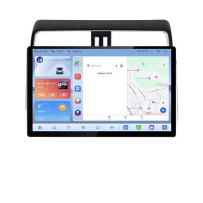 Navigatie dedicata Toyota Prado J150 2018- N-1065 Edonav ecran 13" 1K 4+64 Android Waze USB Navigatie 4G 360 Toslink Youtube R