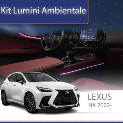 Lumini Ambientale NIGHTVIBE Lexus NX 2022 set complet control telefon sau sistem original