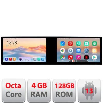 Navigatie Peugeot 308 2013-2018 Kit-308 Edotec 2 ecrane  8 core 4+128 21.6 inch Incell android Wifi 5Ghz gps internet