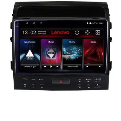 Navigatie Toyota Landcruiser 200 V8 2007-2015 cu navi si 360 Android radio gps internet 4+64 Lenovo
