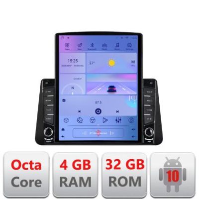 Navigatie Nissan Micra intre anii 2014-2024 Android radio gps internet Octa Core 4+64 LTE Kit-micra+EDT-E709