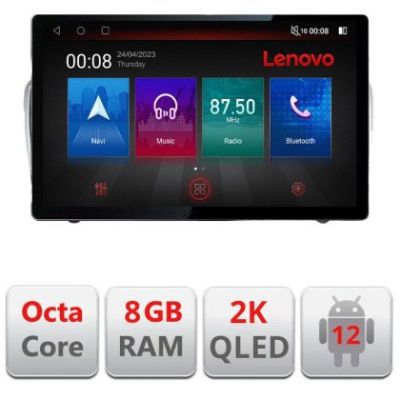 Navigatie Mercedes ML W166 NTG4.5 N-W166 ecran 13" 2K 8+128 Android Waze USB Navigatie 4G 360 Toslink Youtube R