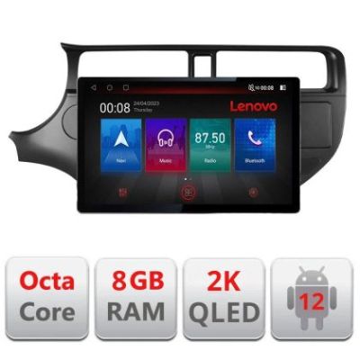 Navigatie Kia Rio 2011-2014 N-rio-11 ecran 13" 2K 8+128 Android Waze USB Navigatie 4G 360 Toslink Youtube Radio