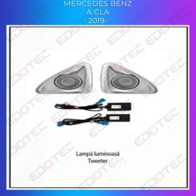 Lumini Ambientale NIGHTVIBE difuzoare rotative stalpi Mercedes A W177 CLA W118 control pe sistemul original sau telefon