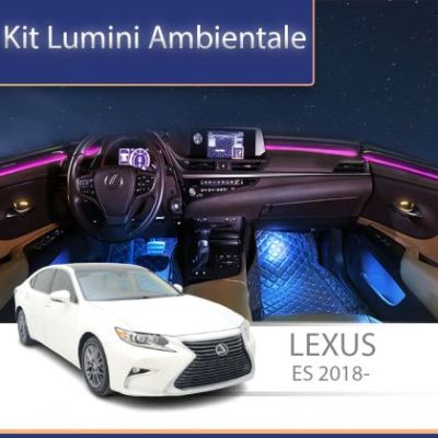 Lumini Ambientale NIGHTVIBE Lexus ES 2018-2023 set complet control telefon sau sistem original