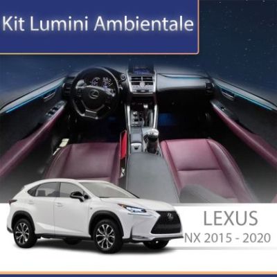 Lumini Ambientale NIGHTVIBE Lexus NX 2015-2021 set complet control telefon sau sistem original