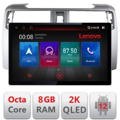 Navigatie Toyota 4runner 2009-2019, Ecran 2K QLED 13",Octacore,8Gb RAM,128Gb Hdd,4G,360,DSP,Carplay,Bluetooth