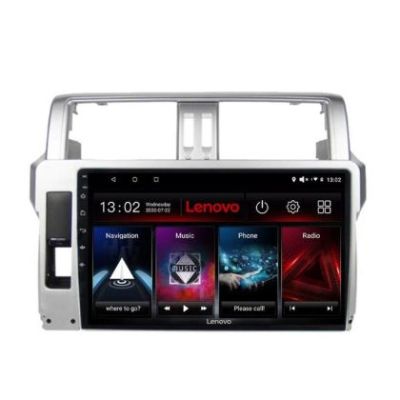 Navigatie Toyota Landcruiser J150 Prado 2014-2017 Lenovo Kit-065 8 core 6+128 GB Android Waze USB Navigatie Internet Youtube Radio