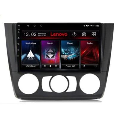 Navigatie BMW Seria 1 E87 2007-2011 clima manuala Lenovo Kit-bmw117-manual 8 core 6+128 GB Android Waze USB Navigatie Internet Youtub