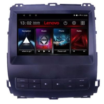 Navigatie Toyota Prado J120 2002-2009 Lenovo Kit- j120 8 core 6+128 GB Android Waze USB Navigatie Internet Youtube Radio