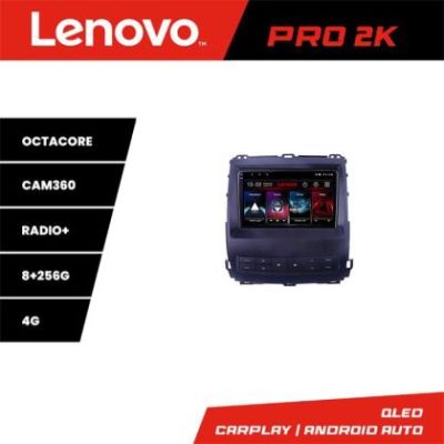 Navigatie Toyota Prado J120 2002-2009 Lenovo Kit- j120 8 core QLED 2K 8+256 360 Android Waze USB Navigatie Internet Youtube Radio v1