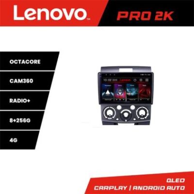 Navigatie Ford Ranger Mazda BT50 2007-2012 Lenovo Kit-RANGER 8 core QLED 2K 8+256 360 Android Waze USB Navigatie Internet Youtube Radio v1