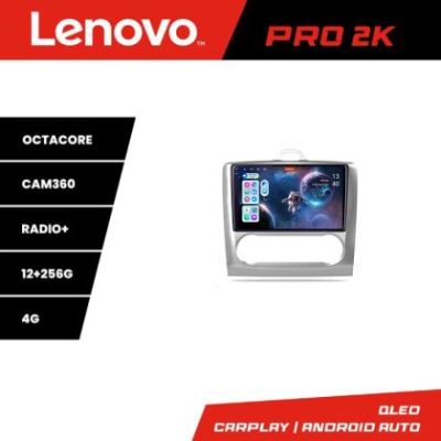 Navigatie Ford Focus 2 Automat Lenovo Kit-140-automatic 8 core QLED 2K 12+256 360 Android Waze USB Navigatie Internet Youtube Radio