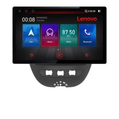 Navigatie Citroen C1 Peugeot 107 Toyota Aygo 2005-2014 Lenovo PRO 4+64 13 inch 2K android 4G DSP gps internet  KIT-C1