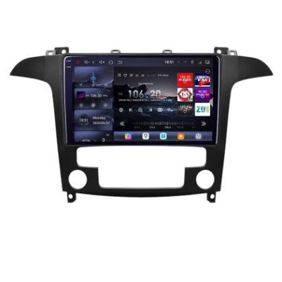 Navigatie Ford S-Max 2008-2012 Edotec Kit-003 8 core QLED 2K 16+512GB 360 Android Waze USB Navigatie Internet Youtube Radio