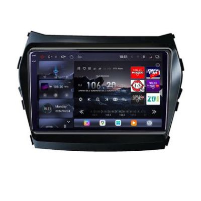 Navigatie Hyundai Santa Fe IX45 2012-2017 Edotec Kit-209 8 core QLED 2K 16+512GB 360 Android Waze USB Navigatie Internet Youtube Radio
