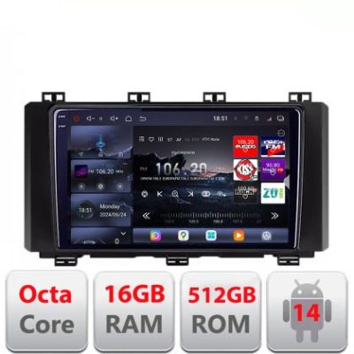 Navigatie Seat Ateca 2016-2021 Android radio gps internet 8 core QLED 2K 16+512GB 360 Edotec