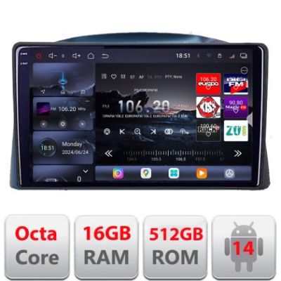 Navigatie Jeep Grand Cherokee 2004-2007 Android radio gps internet 8 core QLED 2K 16+512GB 360 Edotec