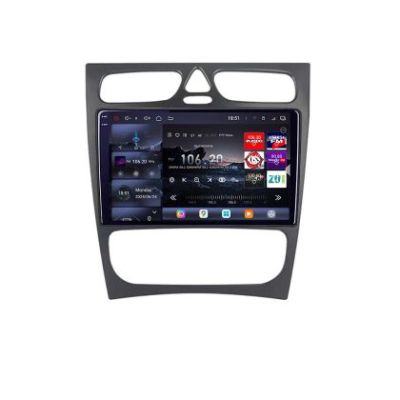 Navigatie Mercedes C W203 2000-2004 Edotec Kit-clk 8 core QLED 2K 16+512GB 360 Android Waze USB Navigatie Internet Youtube Radio