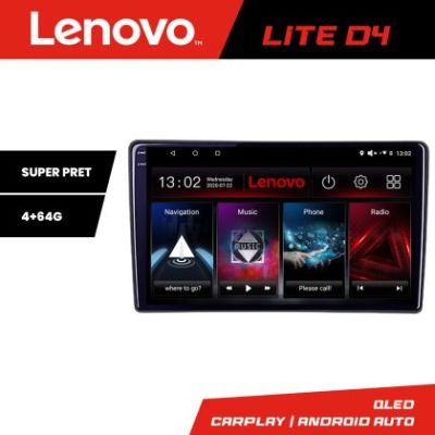 Navigatie Alfa Romeo Giulietta 2014-2020 Lenovo QLED 1K 4+64 WIFI 5Ghz carplay android auto Android kit-giulietta-facelift+EDT-LITE-D4-9-4+64