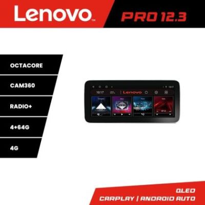 Navigatie Ford Focus C-max S-max Galaxy Mondeo unitati ovale Lenovo Qled 12.3 inch Octa Core 4+64 360 DSP ADAS carplay android auto radio internet kit-ford-oval+PRO-12.3-4+64