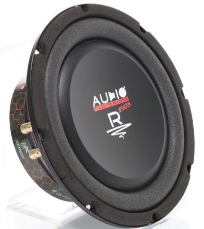 Subwoofere plat de înaltă eficiență R 08 FLAT EVO3-D4, realizat cu MDF de10/18mm