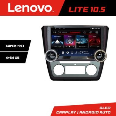 Navigatie Skoda Yeti 2009-2014 Kit-YETI Lenovo  8 core 4+64 10.5 inch Incell 1K android Wifi 5Ghz gps internet