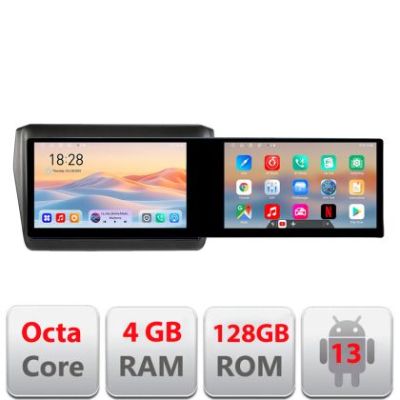 Navigatie Suzuki Swift 2017- Kit-2179 Edotec 2 ecrane  8 core 4+128 21.6 inch Incell android Wifi 5Ghz gps internet  Co