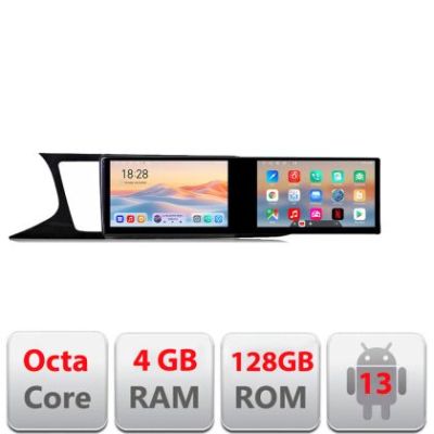 Navigatie Seat Leon MIB Kit-306 Edotec 2 ecrane  8 core 4+128 21.6 inch Incell android Wifi 5Ghz gps internet