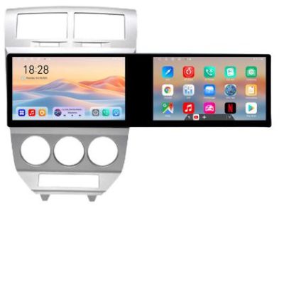 Navigatie Dodge Caliber 2006-2010 Kit-caliber-06 Edotec 2 ecrane  8 core 4+128 21.6 inch Incell android Wifi 5Ghz gps internet 32