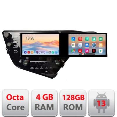 Navigatie Toyota Camry 2017-2021 Edotec 8 core 4+128 10.5 inch Incell 1K android Wifi 5Ghz gps internet
