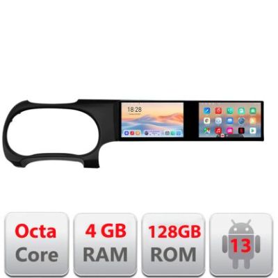 Navigatie Hyundai I10 2020 Kit-i10 Edotec 2 ecrane  8 core 4+128 21.6 inch Incell android Wifi 5Ghz gps internet