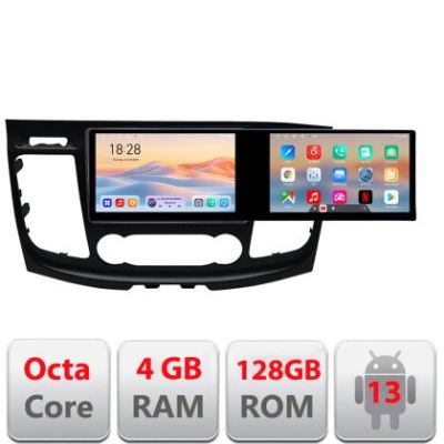 Navigatie Ford Transit 2019- varianta cu radio cd simplu Edotec 2 ecrane  8 core 4+128 21.6 inch Incell android Wifi 5Ghz gps internet  Kit-transit-2019-a