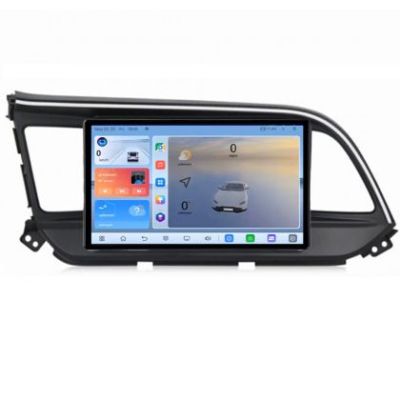Navigatie Hyundai Elantra 2018- C-1581 Android 8 Core 2.2 Ghz 8+128 Qled 1K ADAS 4G LTE GPS 360 KIT-1581+EDT-E409V3