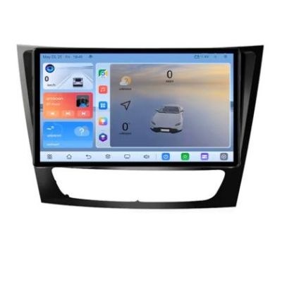 Navigatie Mercedes W211 W219 C-090 Android 8 Core 2.2 Ghz 8+128 Qled 1K ADAS 4G LTE GPS 360 KIT-090+EDT-E409V3