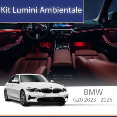 Lumini Ambientale NIGHTVIBE BMW Seria 3 G20 2023-2025 dedicat set complet control telefon sau sistem original