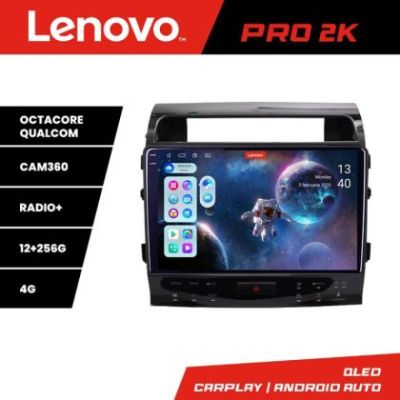 Navigatie Toyota Land Cruiser V8 L200 2009-2020 Lenovo Qled 2K Octa Core 12+256 360 DSP ADAS carplay android auto radio internet kit-381-type-b+PRO-2K-10-12+256