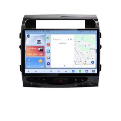 Navigatie Toyota Land Cruiser V8 L200 2008-2019 Edotec 4+64 1K 13 inch qled android 4G DSP gps internet  Kit-381-type-a